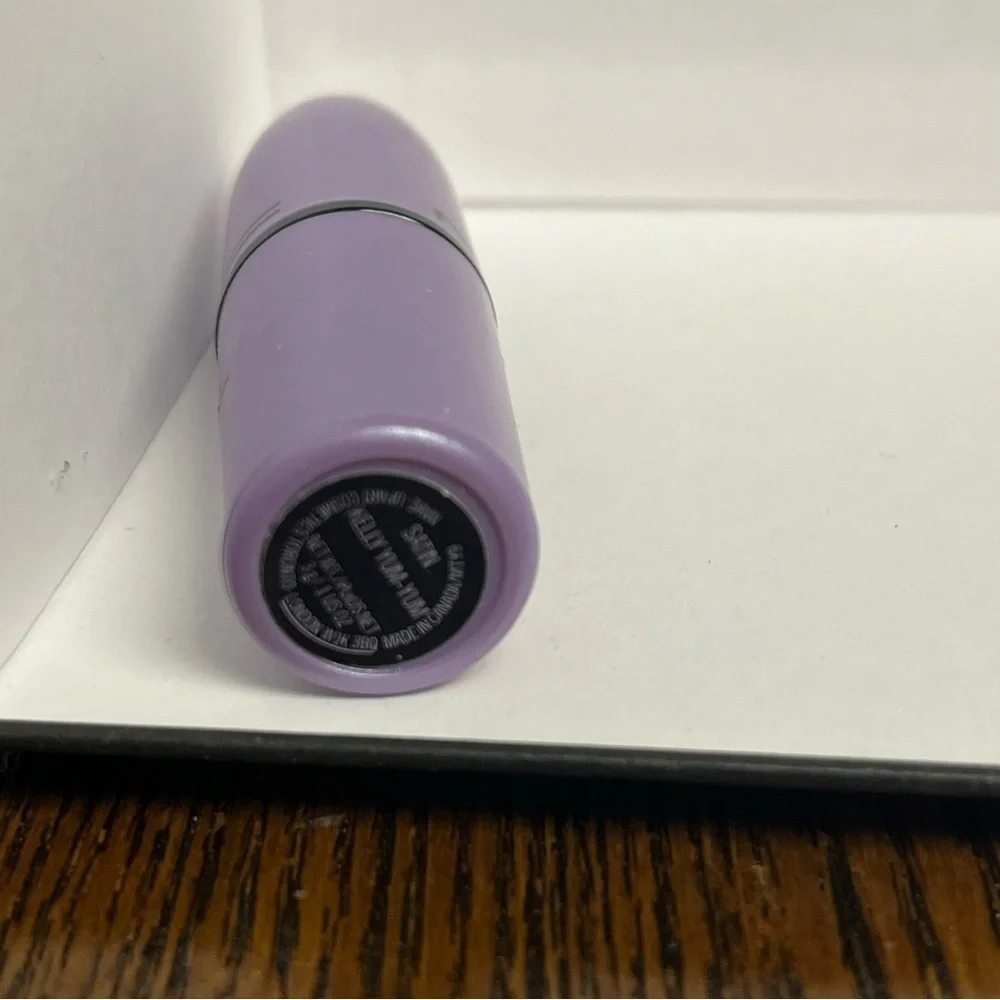 Mac x Kelly Osbourne Kelly Yum Yum Pink Lipstick Purple Packaging 2014